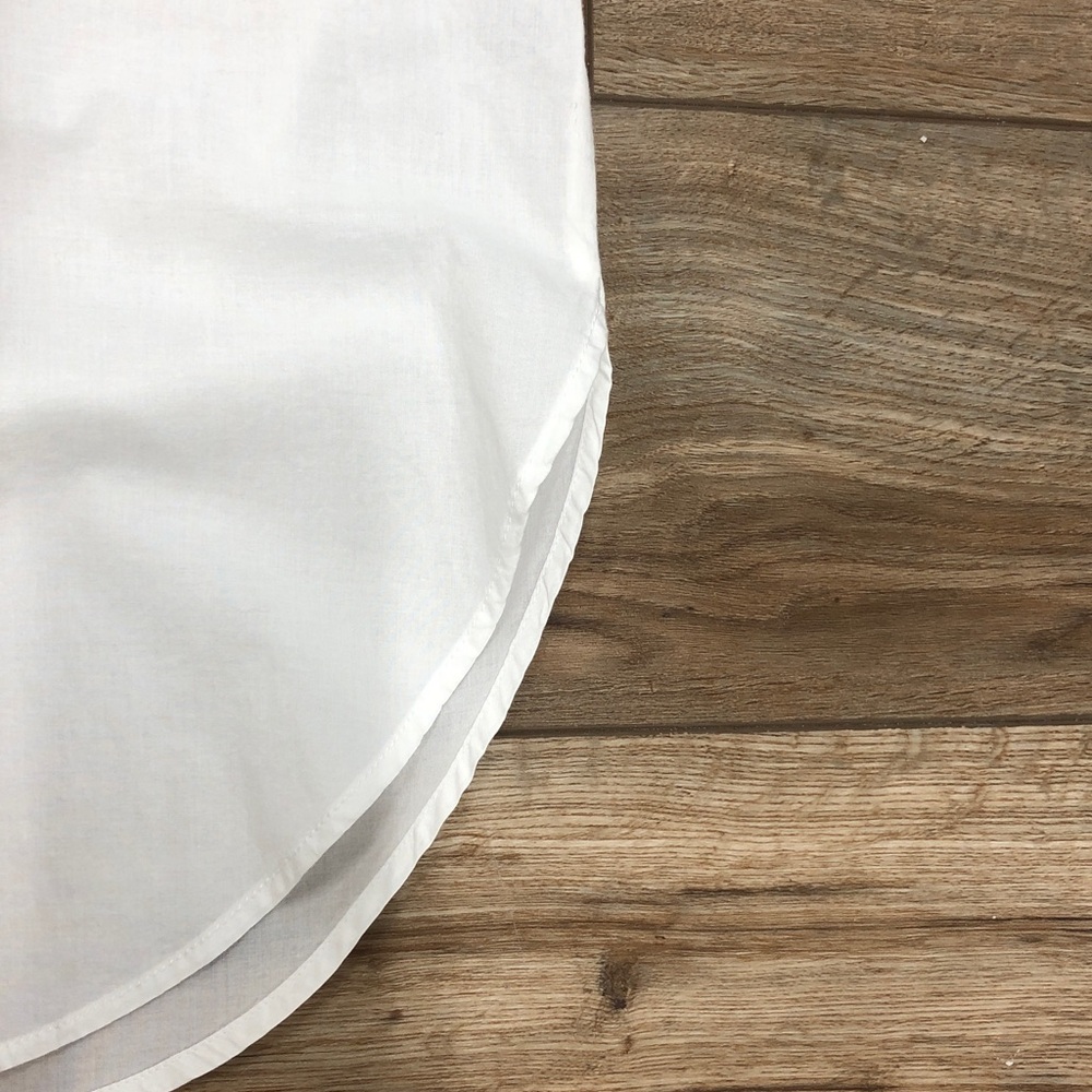 Universal Thread White Button Down Tunic Shirt NWT - image 6